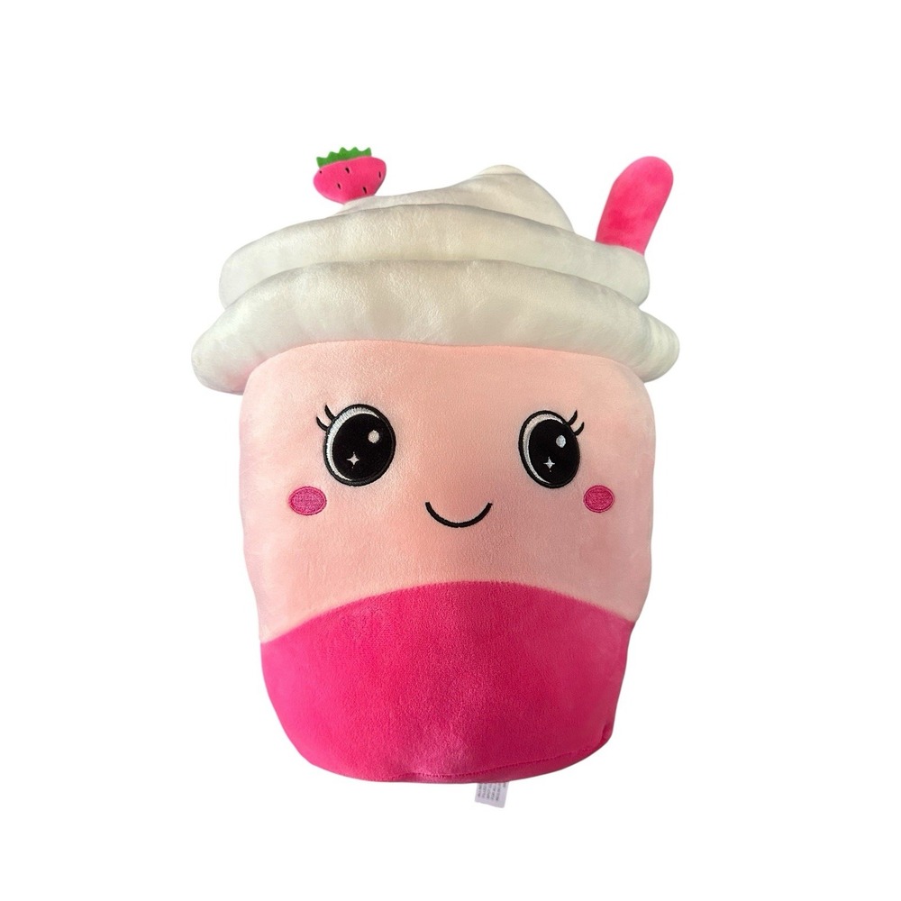 NEW toy‎ box plush strawberry milkshake stuffed